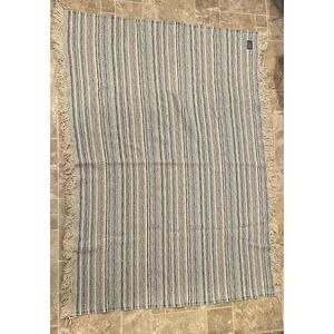 Pendleton 100% Wool Blanket Striped 61X47‎ Inches